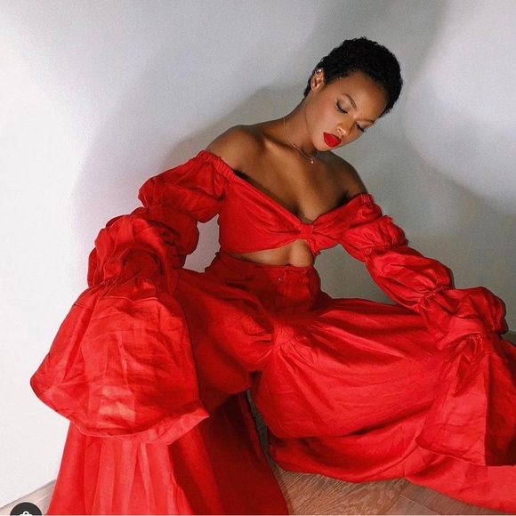 NWT Fe Noel Black Spice Girl Ruched Top. Size Medium. Black - Picture 5 of 6